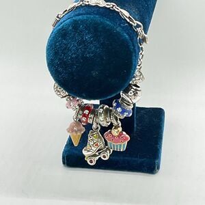 Brighton Charming Silver Plated Charm Bracelet